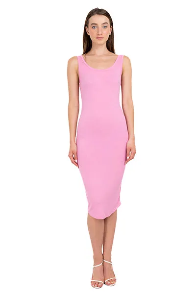 Vestido midi monocolor acanalado sold by Shasa product image thumbnail 2