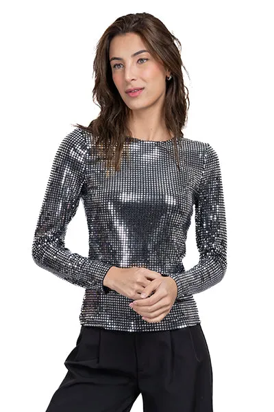 Top Metalico Manga Larga sold by Shasa