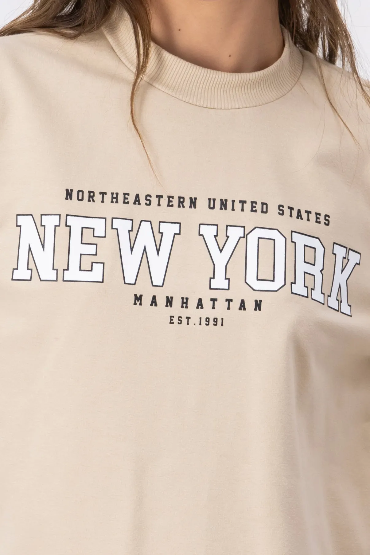 Sudadera crop boxy New York sold by Shasa product image thumbnail 5