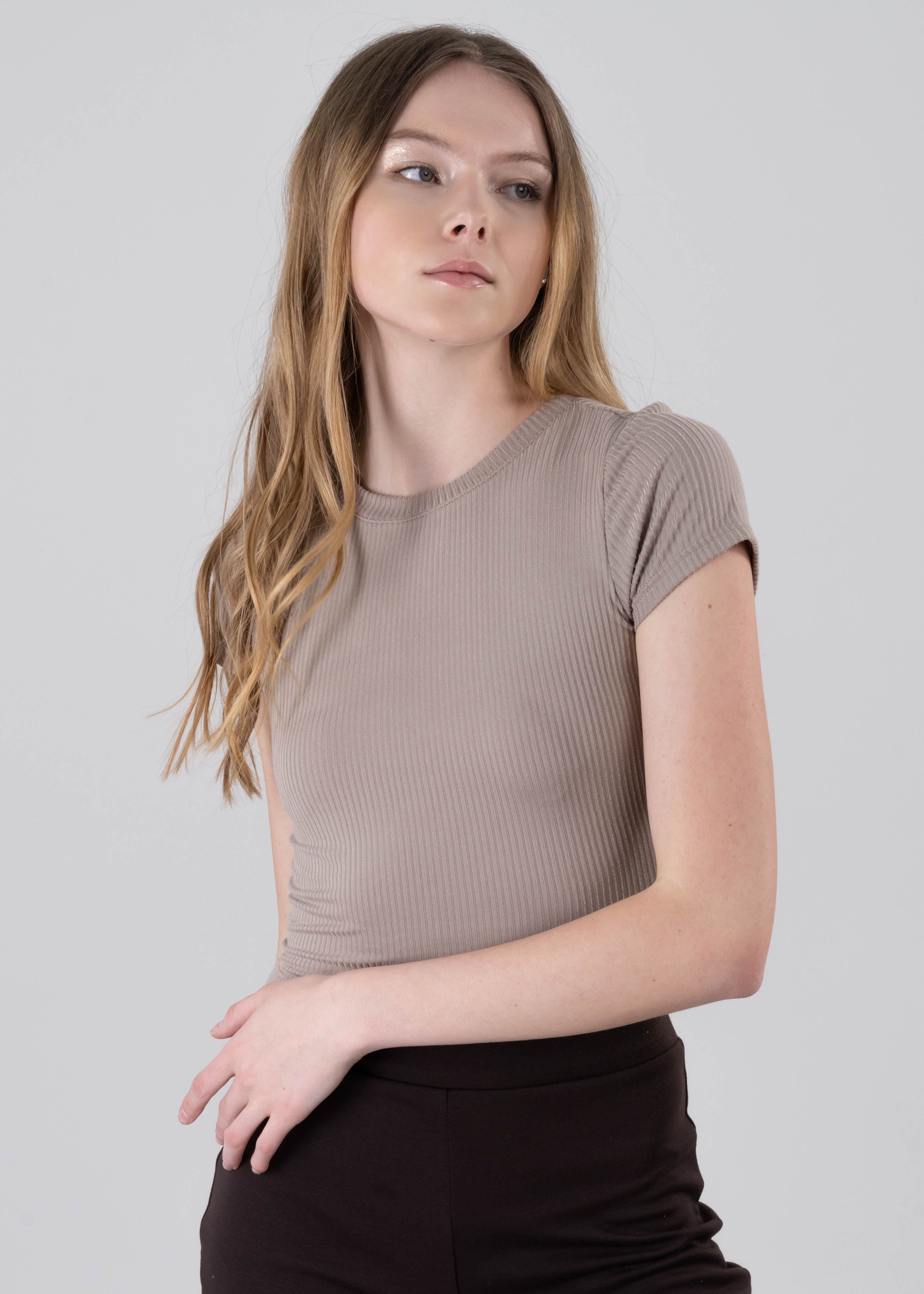 Top manga corta acanalado sold by Shasa