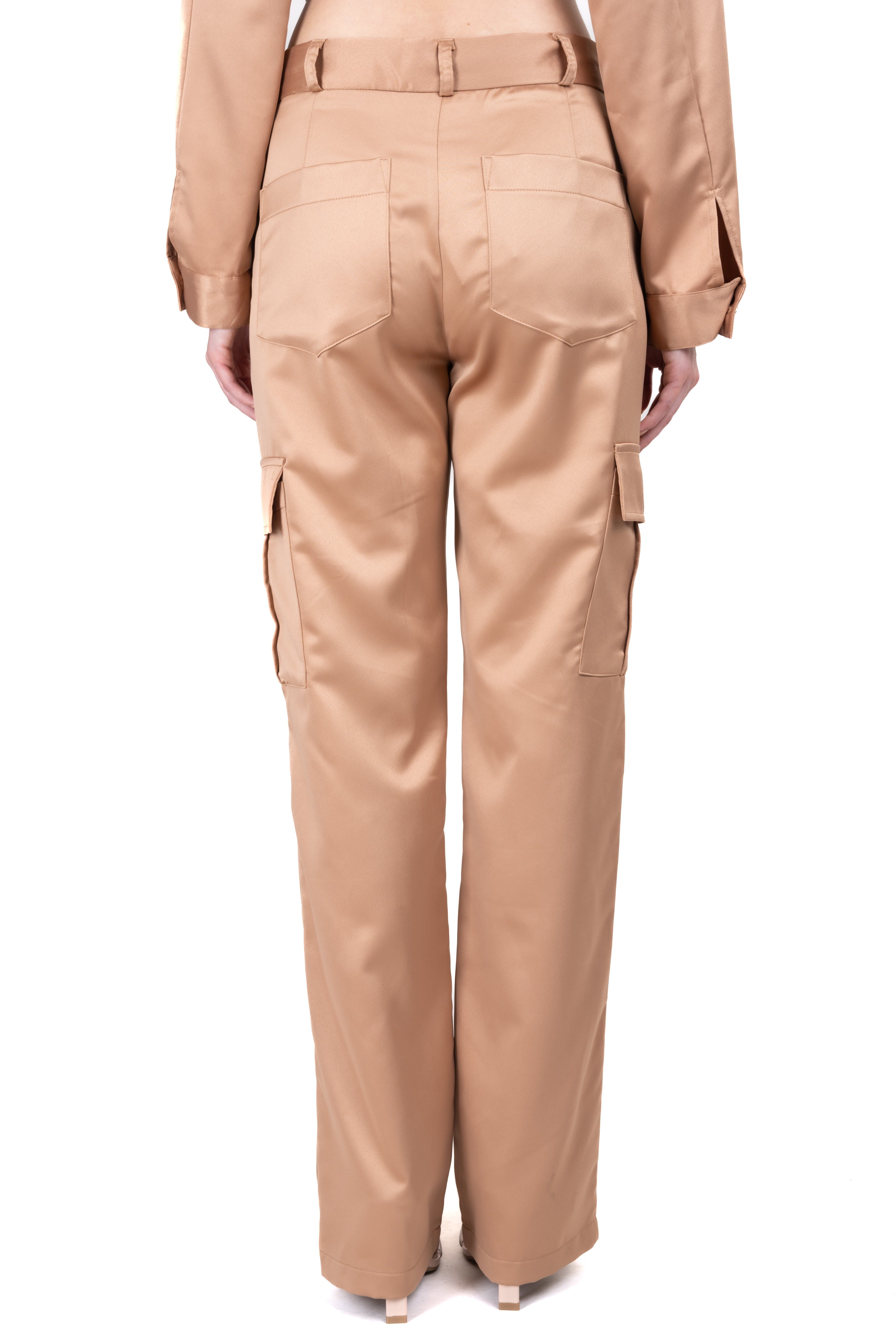 Pantalón cargo satín sold by Shasa product image thumbnail 4