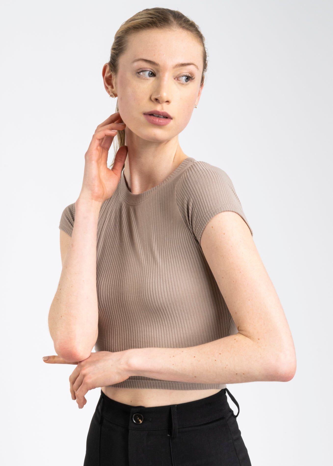 Top manga corta acanalado sold by Shasa product image thumbnail 5