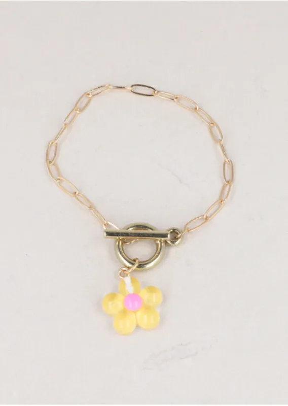 Pulsera Cadena Flor sold by Shasa