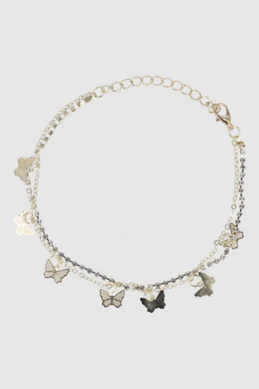 Anklet Brillos Mariposa sold by Shasa