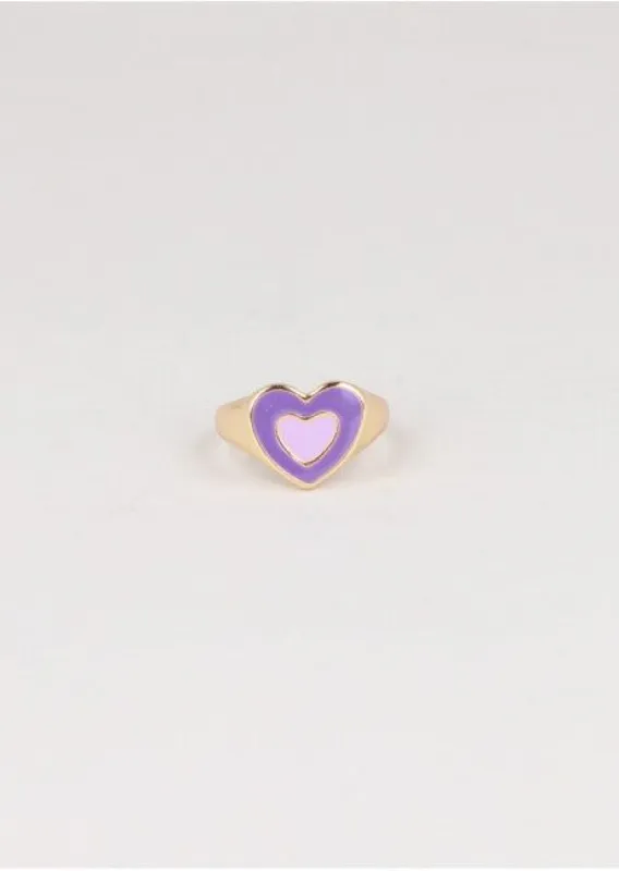 Anillo corazón bicolor sold by Shasa