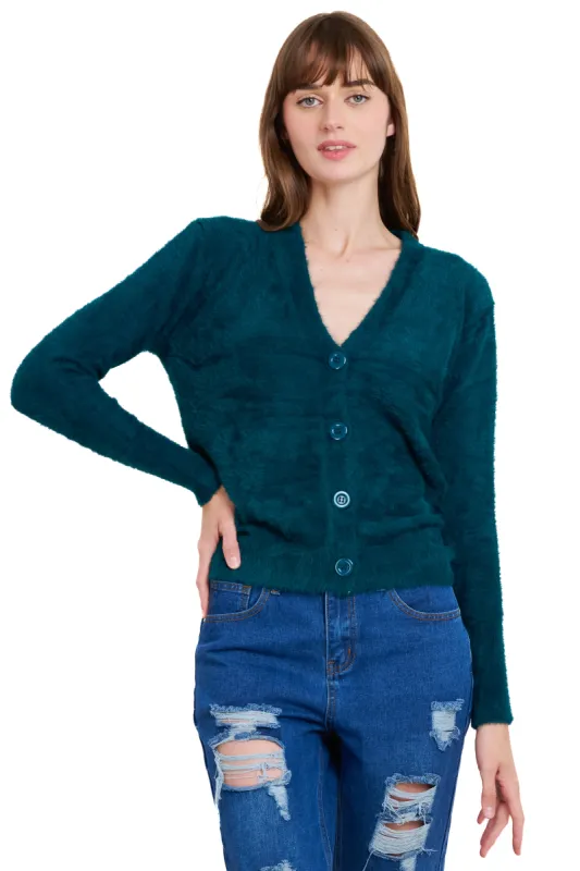 Sueter tejido manga larga botones sold by Shasa