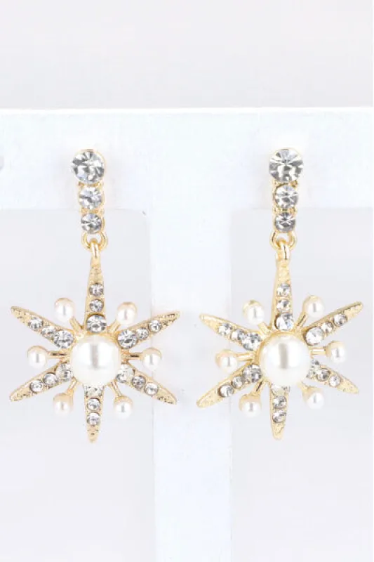 Aretes Estrella Perlas sold by Shasa