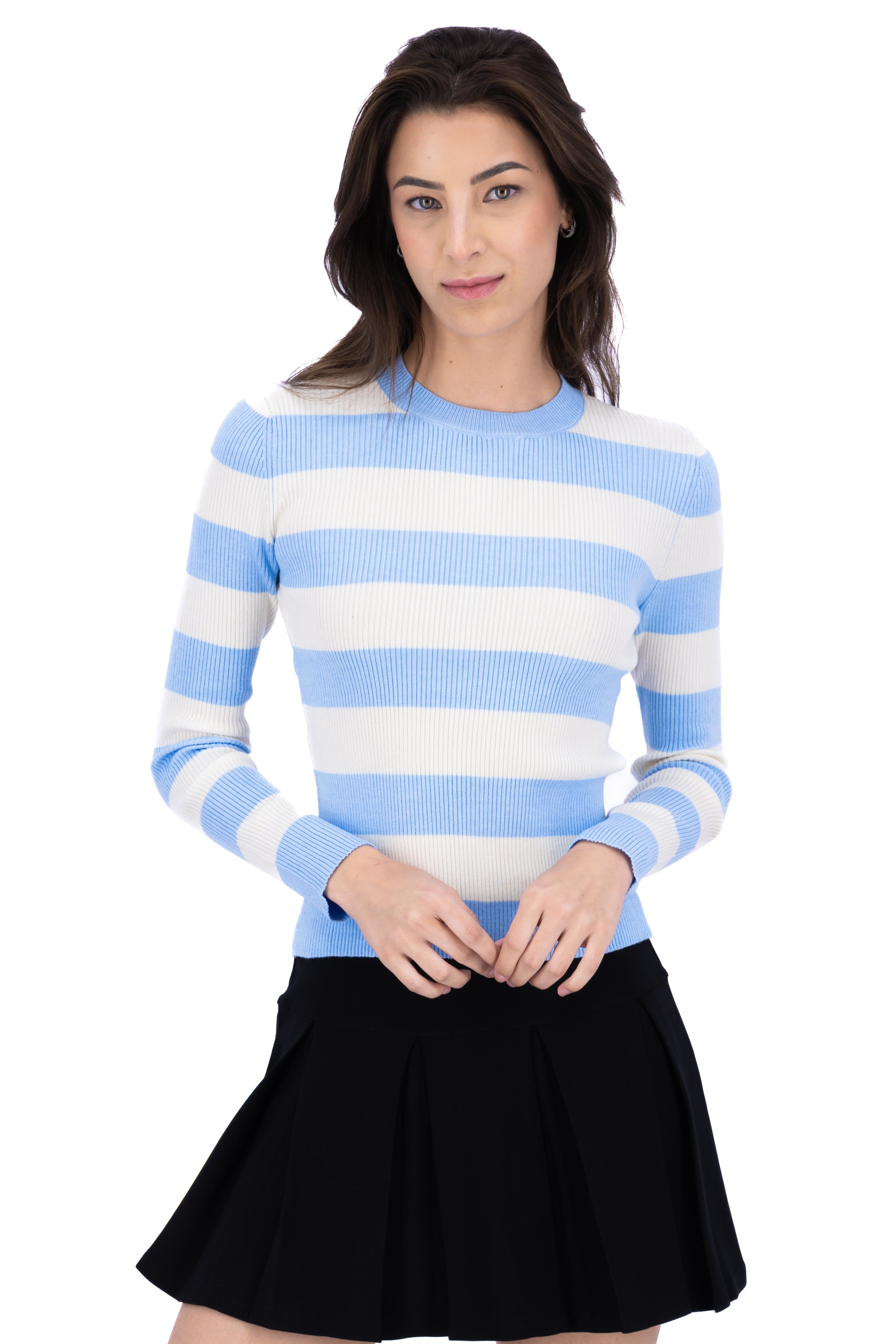 Suéter acanalado líneas bicolor sold by Shasa product image thumbnail 5