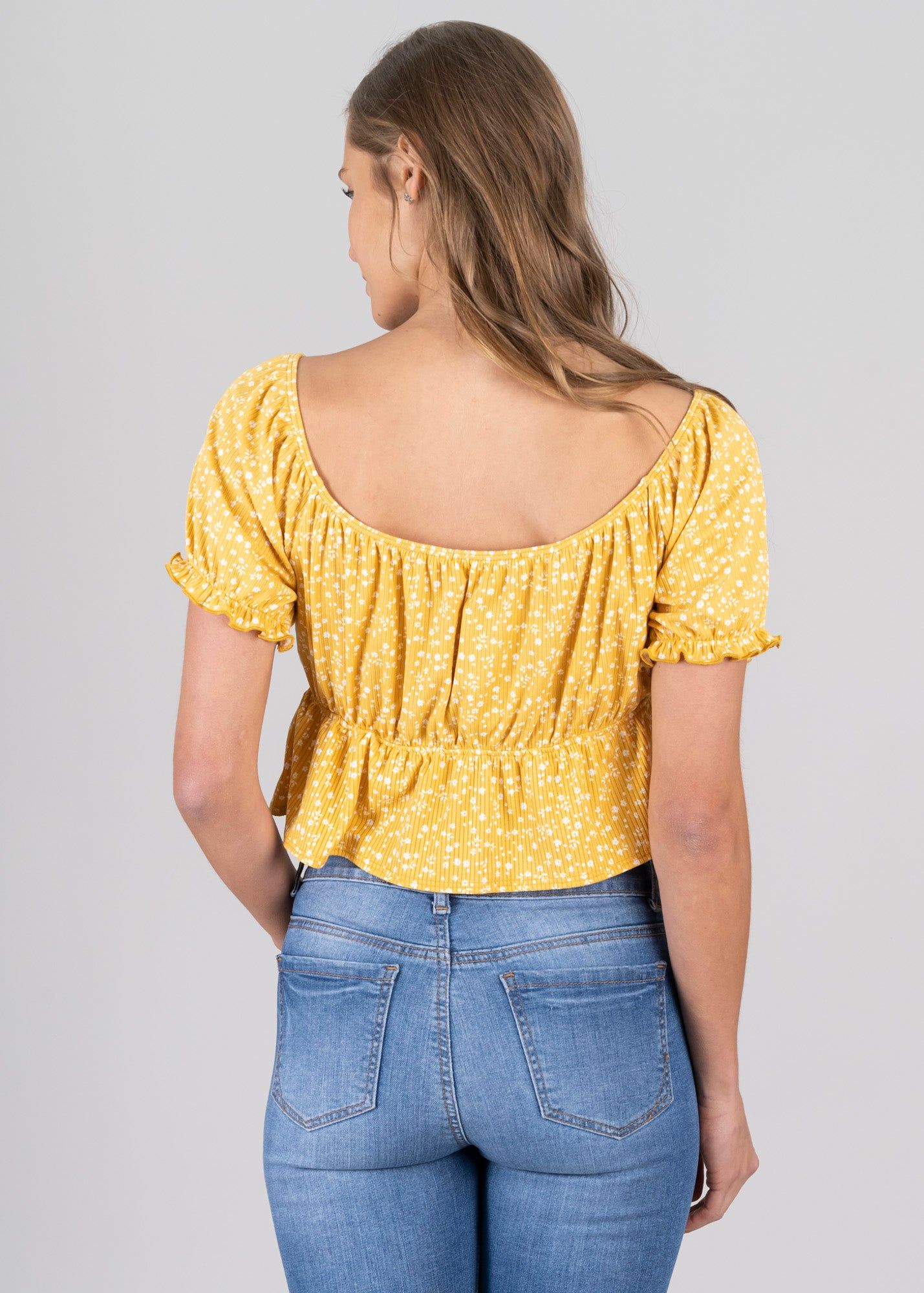 Blusa Manga Abullonada Estampado Flores sold by Shasa product image thumbnail 4