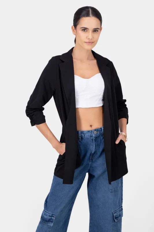 Saco largo manga 3/4 liso sold by Shasa