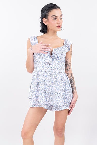 Romper mini olán flores sold by Shasa product image thumbnail 5