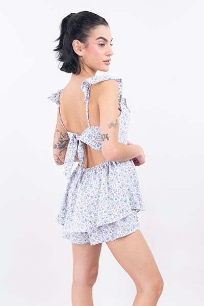 Romper mini olán flores sold by Shasa product image thumbnail 3
