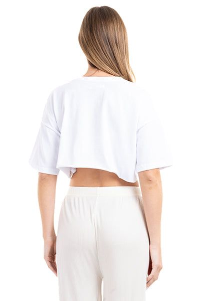 Playera crop estampado texto barco sold by Shasa product image thumbnail 4