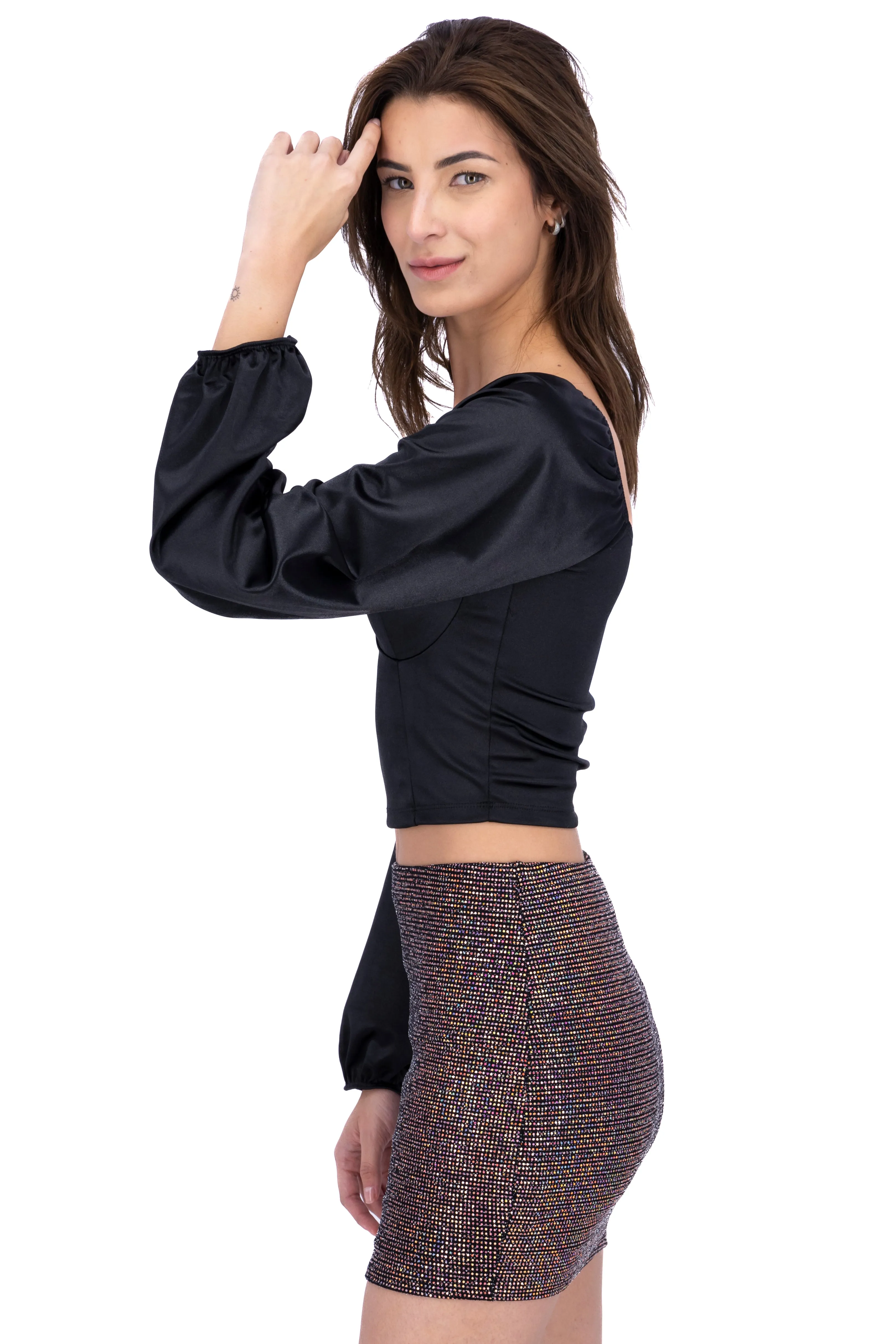 Blusa bustier satín sold by Shasa product image thumbnail 3