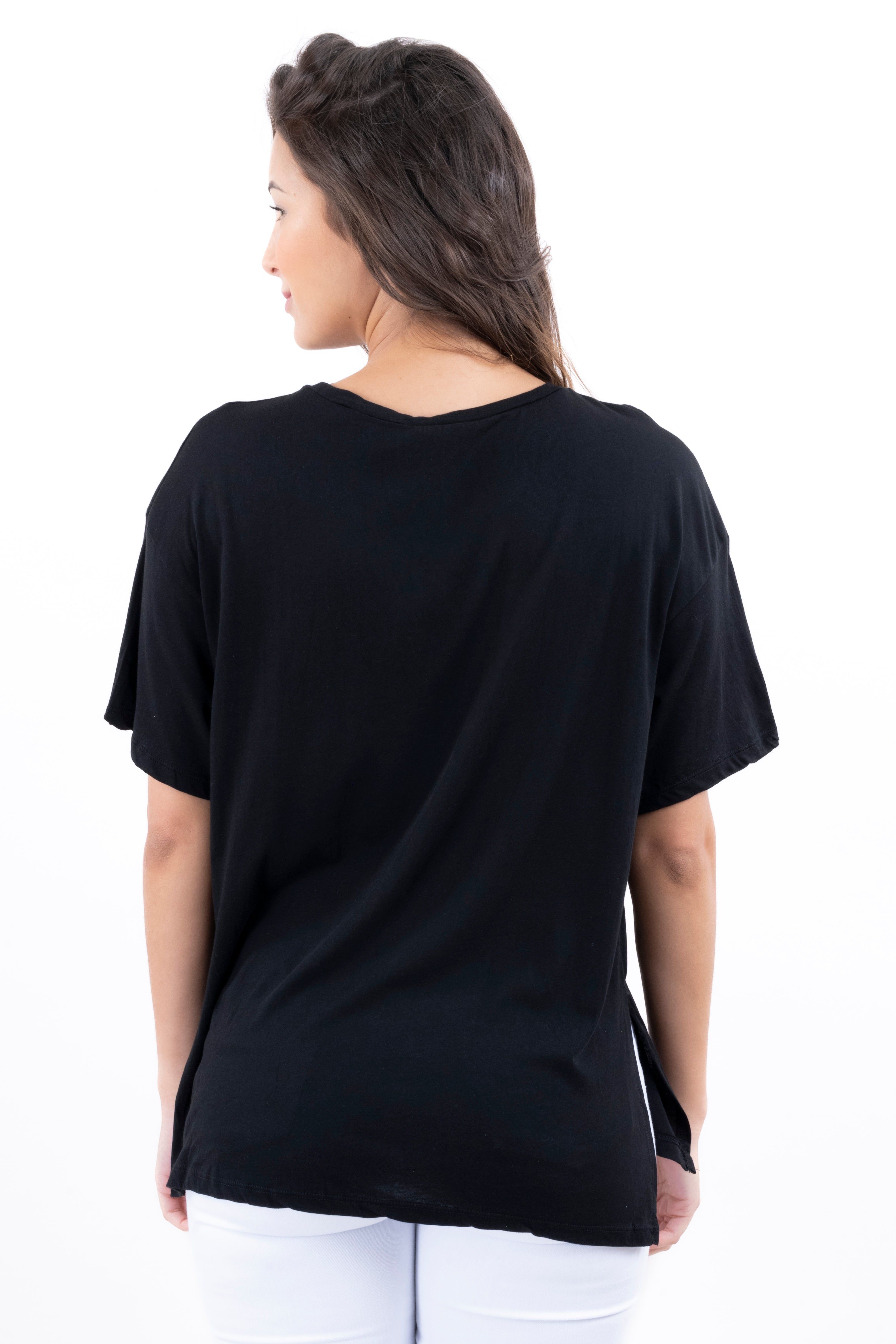 Playera amplia manga corta abertura sold by Shasa product image thumbnail 4