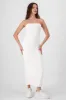 Vestido maxi denim strapless sold by Shasa