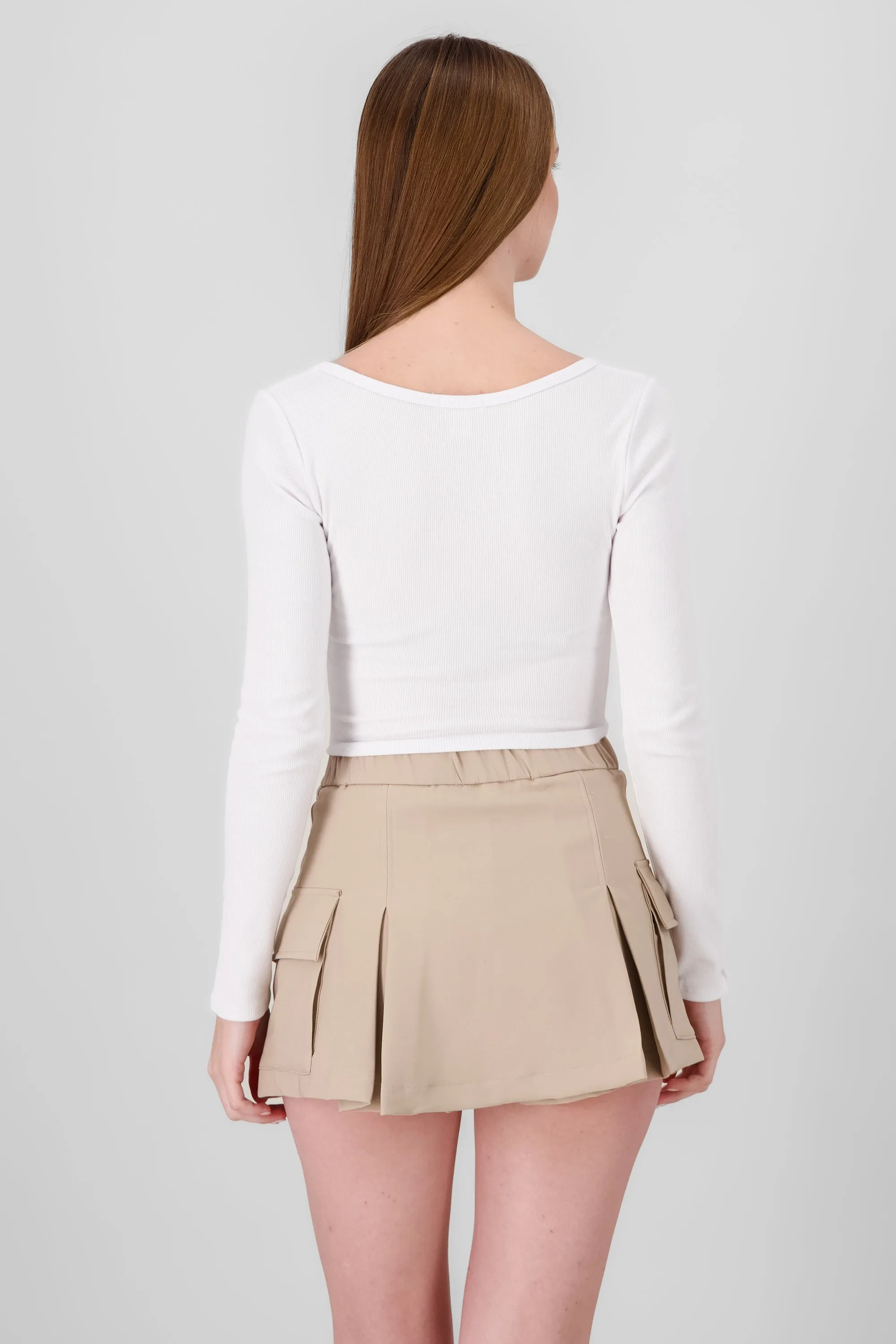 Top manga larga escote cuadrado sold by Shasa product image thumbnail 4