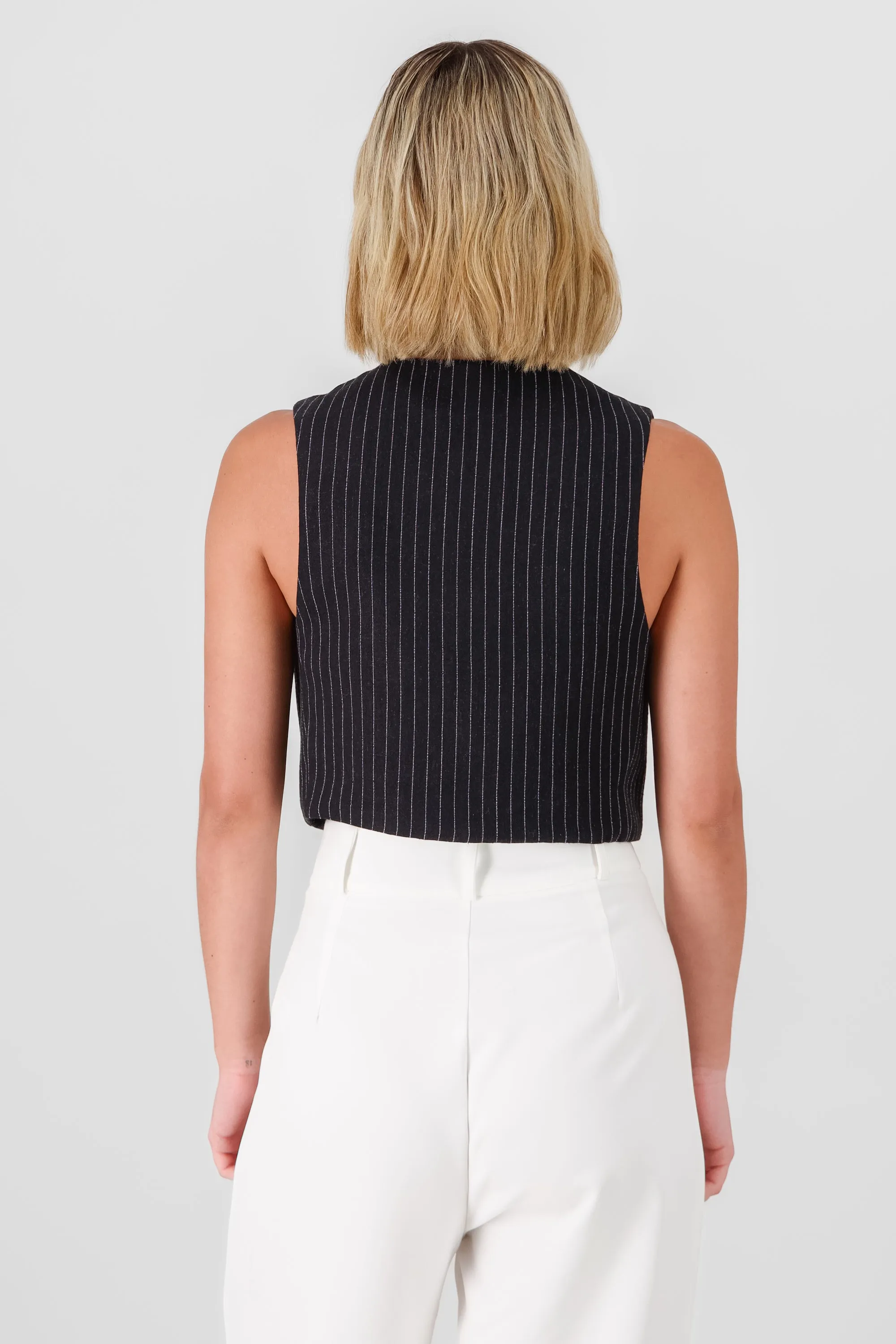 Chaleco lino rayas Hypsters sold by Shasa product image thumbnail 4