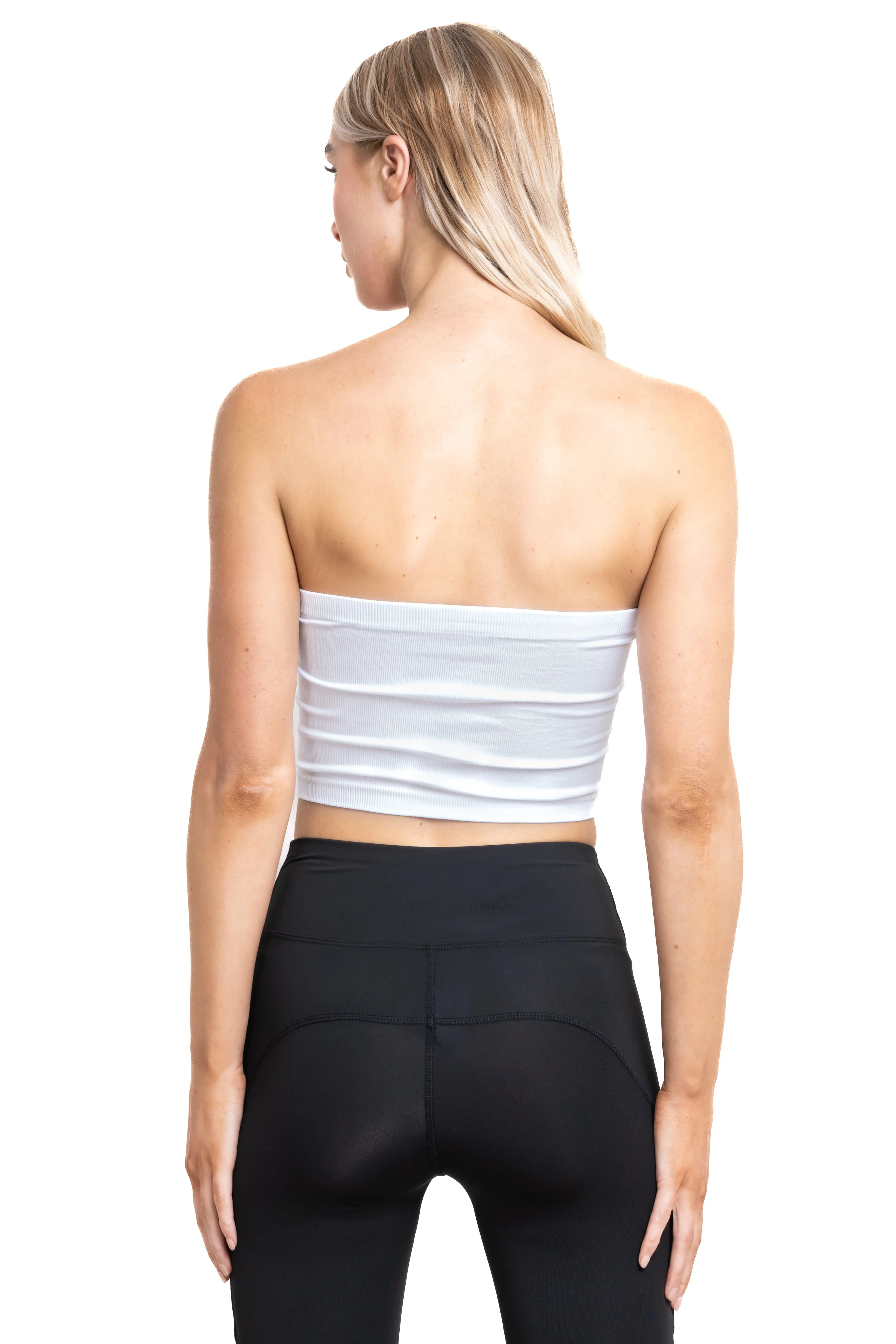 Top tubo acanalado strapless sold by Shasa product image thumbnail 5