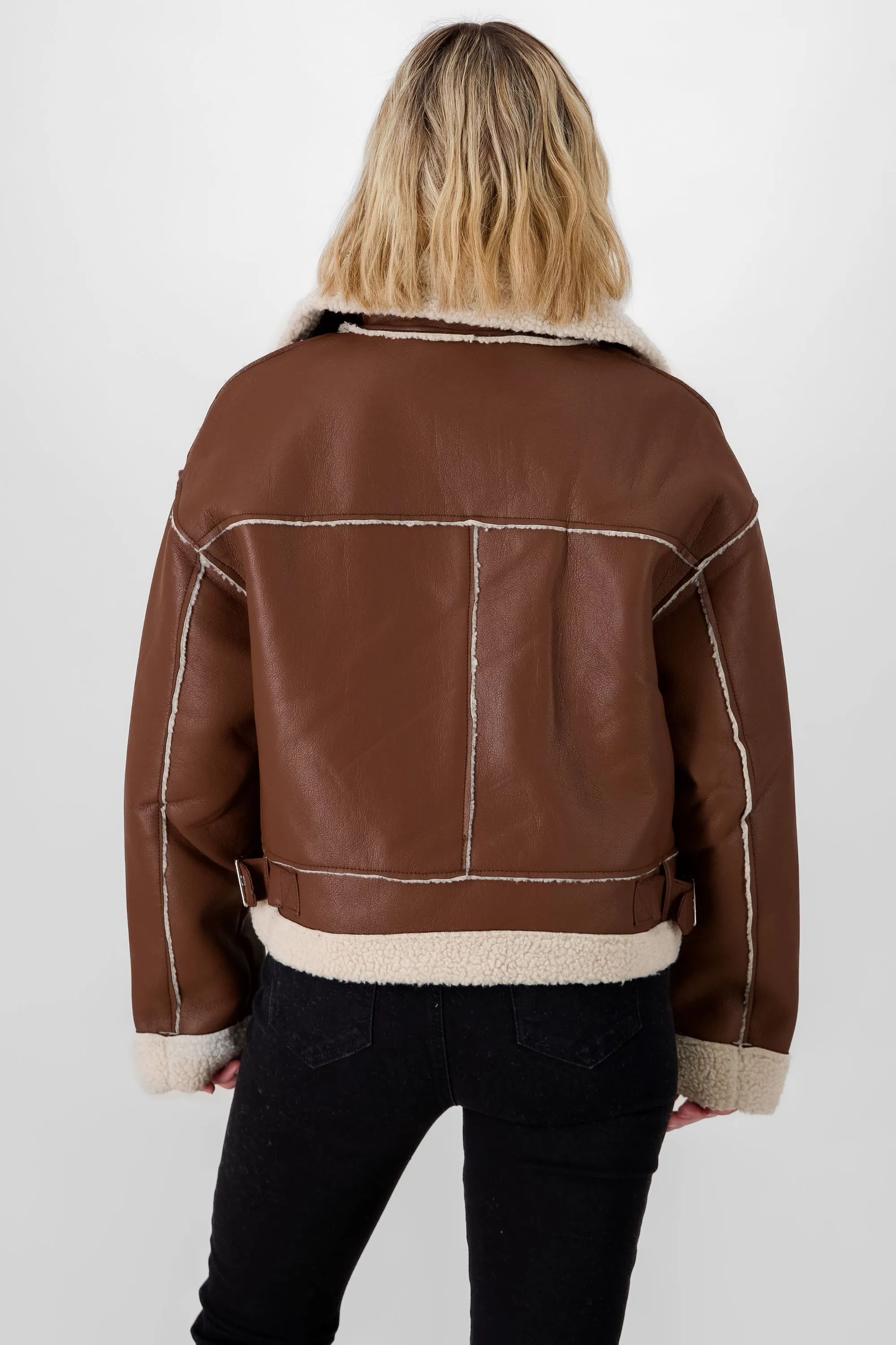 CHAMARRA BIKER BORREGO sold by Shasa product image thumbnail 4