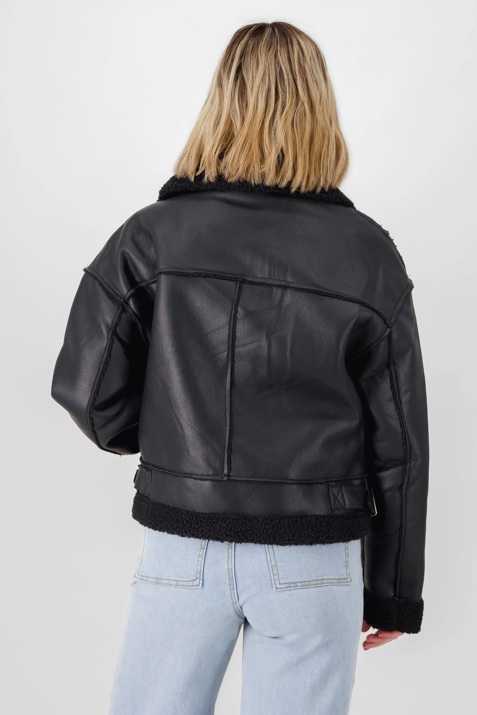 CHAMARRA BIKER BORREGO sold by Shasa product image thumbnail 4