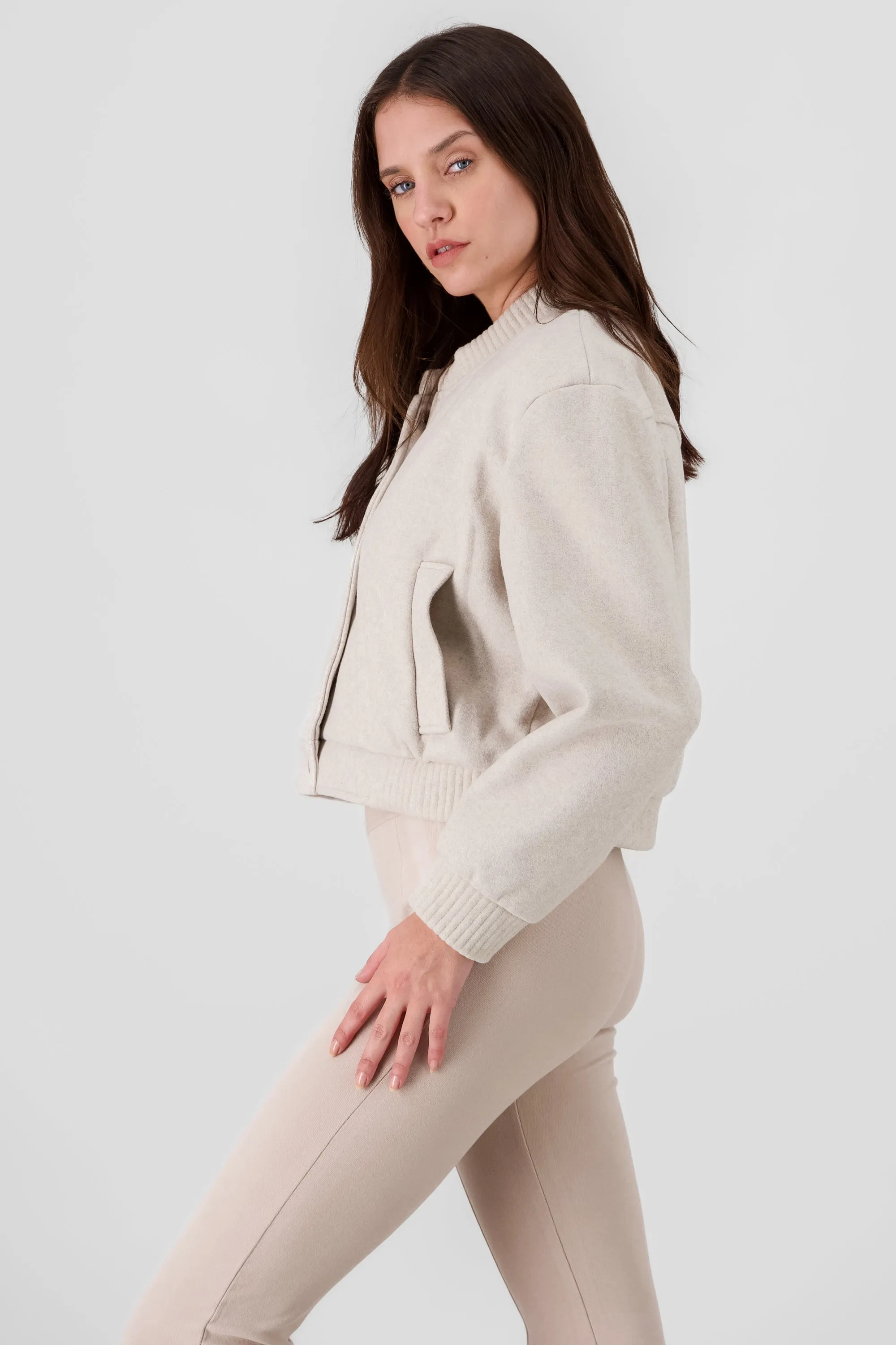 Chamarra tipo bomber textura suave sold by Shasa product image thumbnail 3