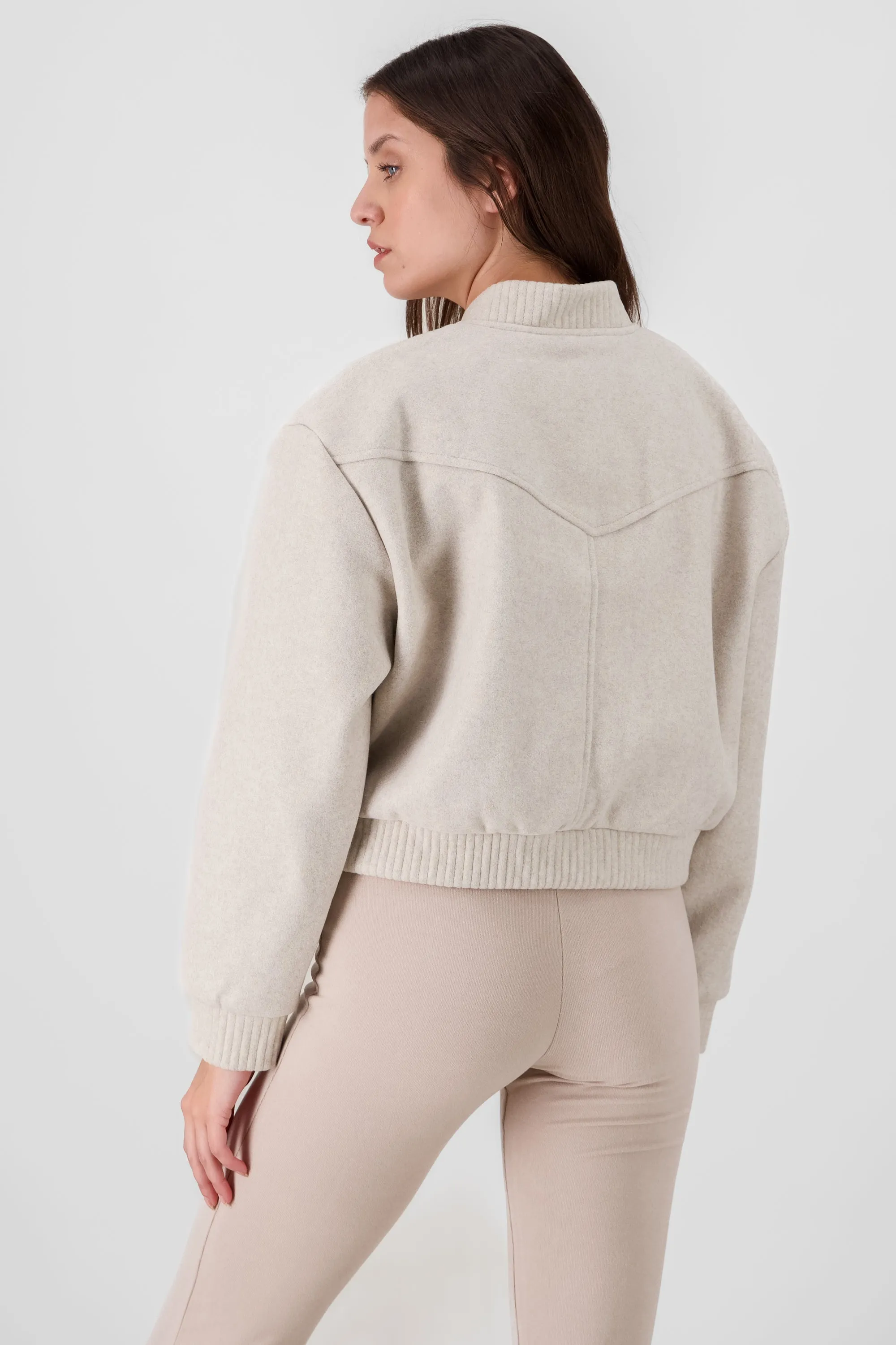 Chamarra tipo bomber textura suave sold by Shasa product image thumbnail 4