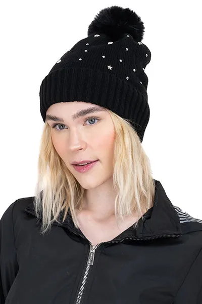 Gorro tejido brillos sold by Shasa