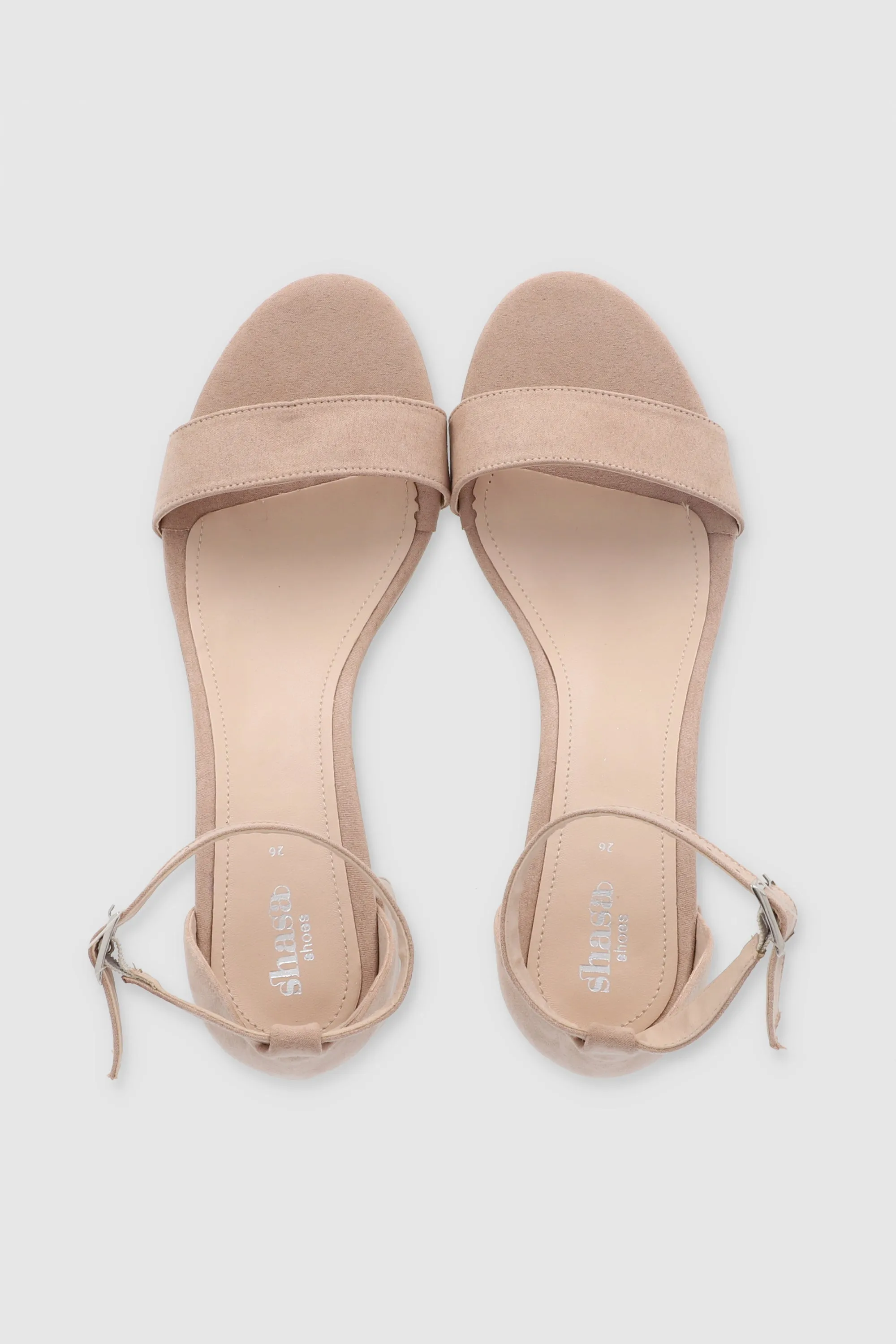 Tacon tiras basico suede bajo sold by Shasa product image thumbnail 3