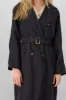 Gabardina larga con botones sold by Shasa