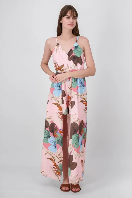 Romper estampado tropical detalle escote sold by Shasa