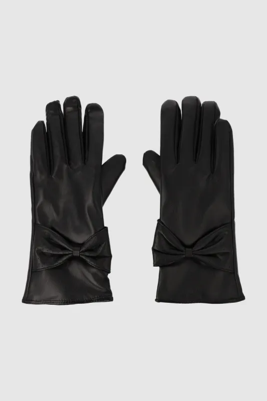Guantes PU moño sold by Shasa