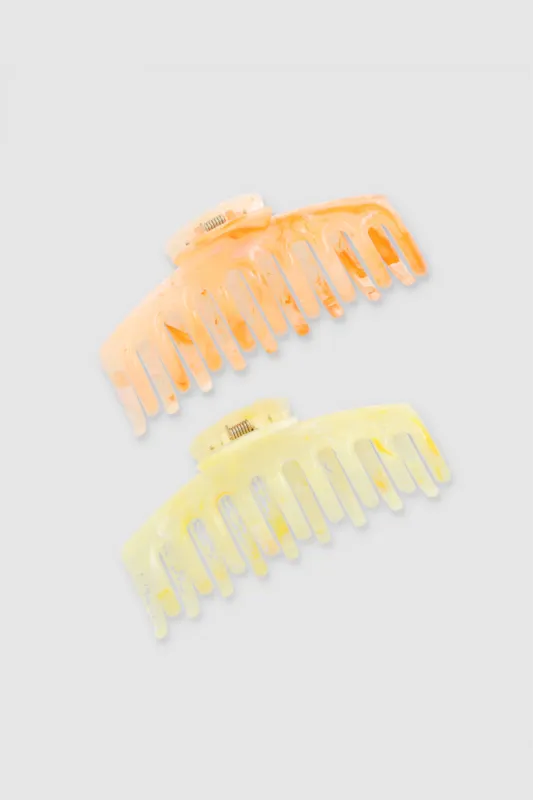 Set de pinzas de acrílico de color delgadas sold by Shasa