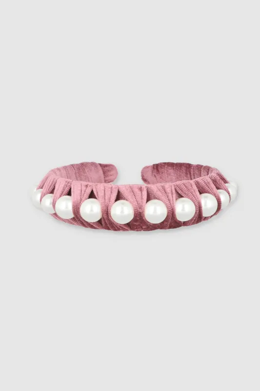 Diadema velvet perlas max sold by Shasa