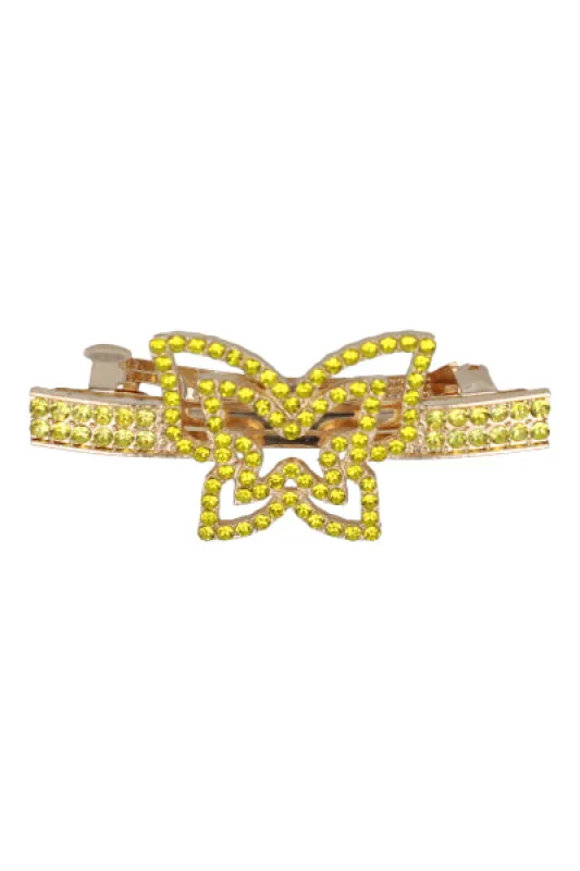 Broche mariposa brillos color sold by Shasa