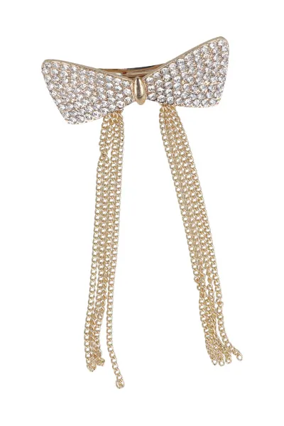 Pasador moño metal cadenas sold by Shasa