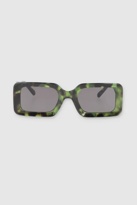 Lentes rectangulares brazo eslabones sold by Shasa