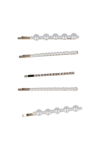 Set 6 pasadores perlas sold by Shasa