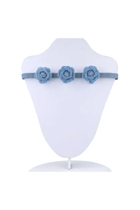 CHOKER DENIM 3 FLORES sold by Shasa