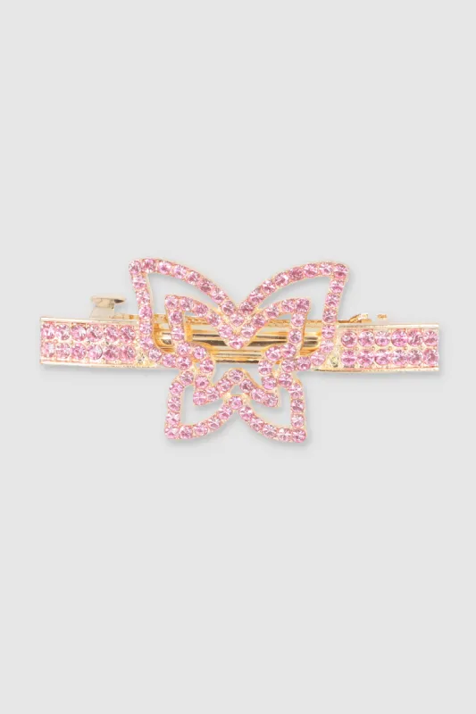 Broche mariposa brillos color sold by Shasa