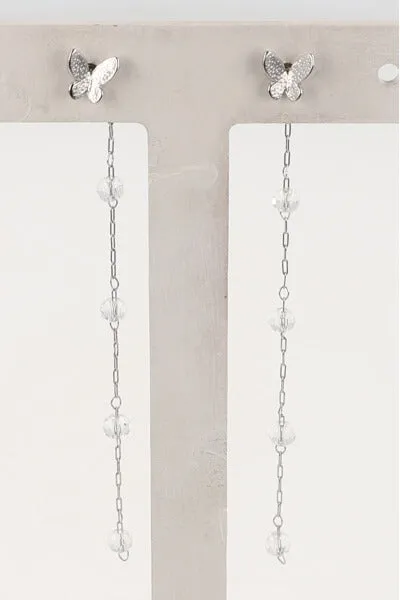 Aretes Mariposas Perlas sold by Shasa