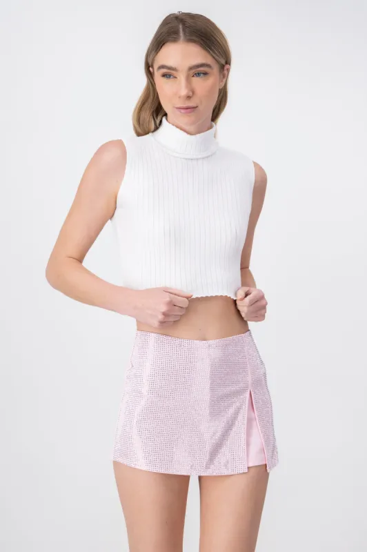 Top tejido cuello alto sold by Shasa