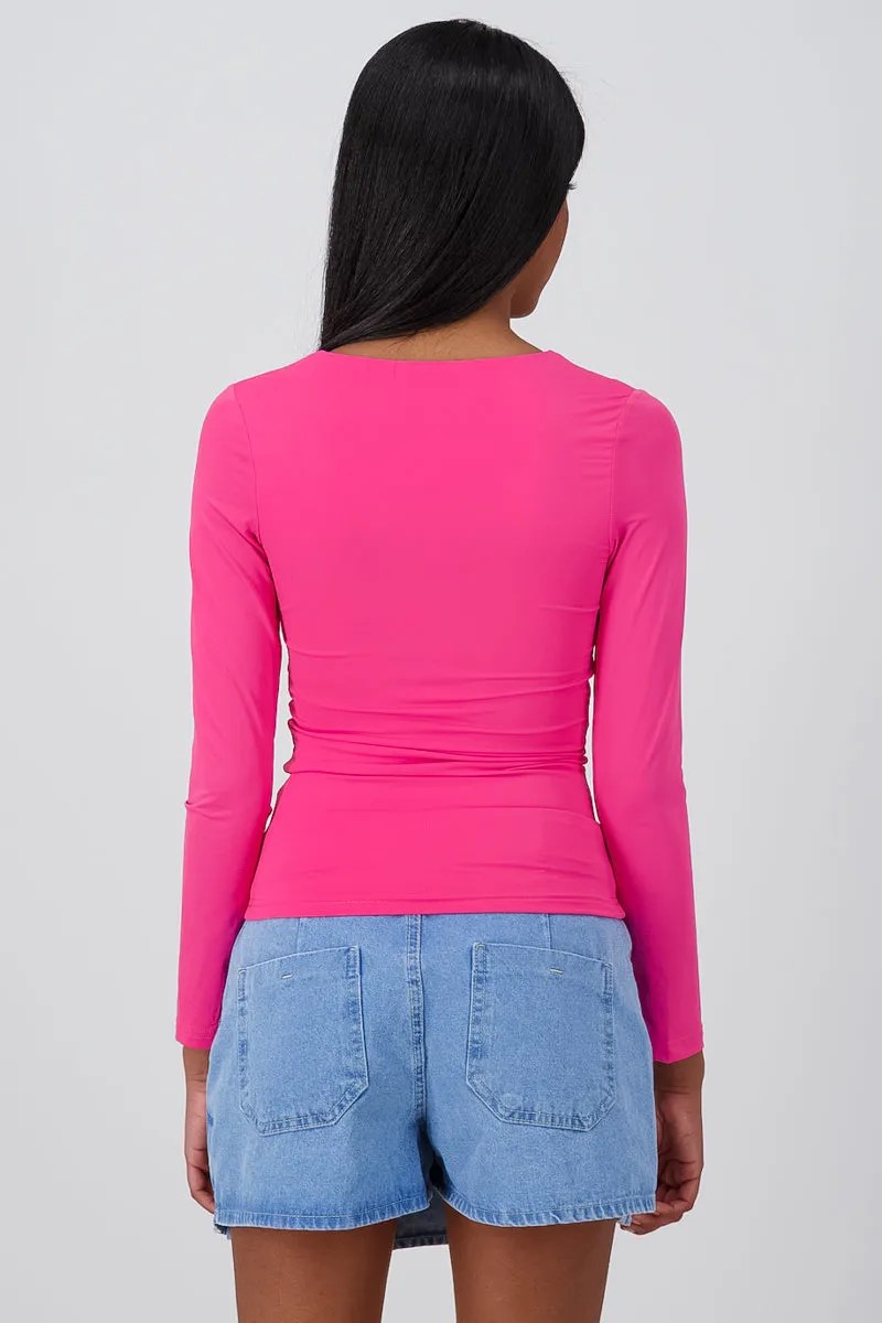 Top manga larga escote v sold by Shasa product image thumbnail 4