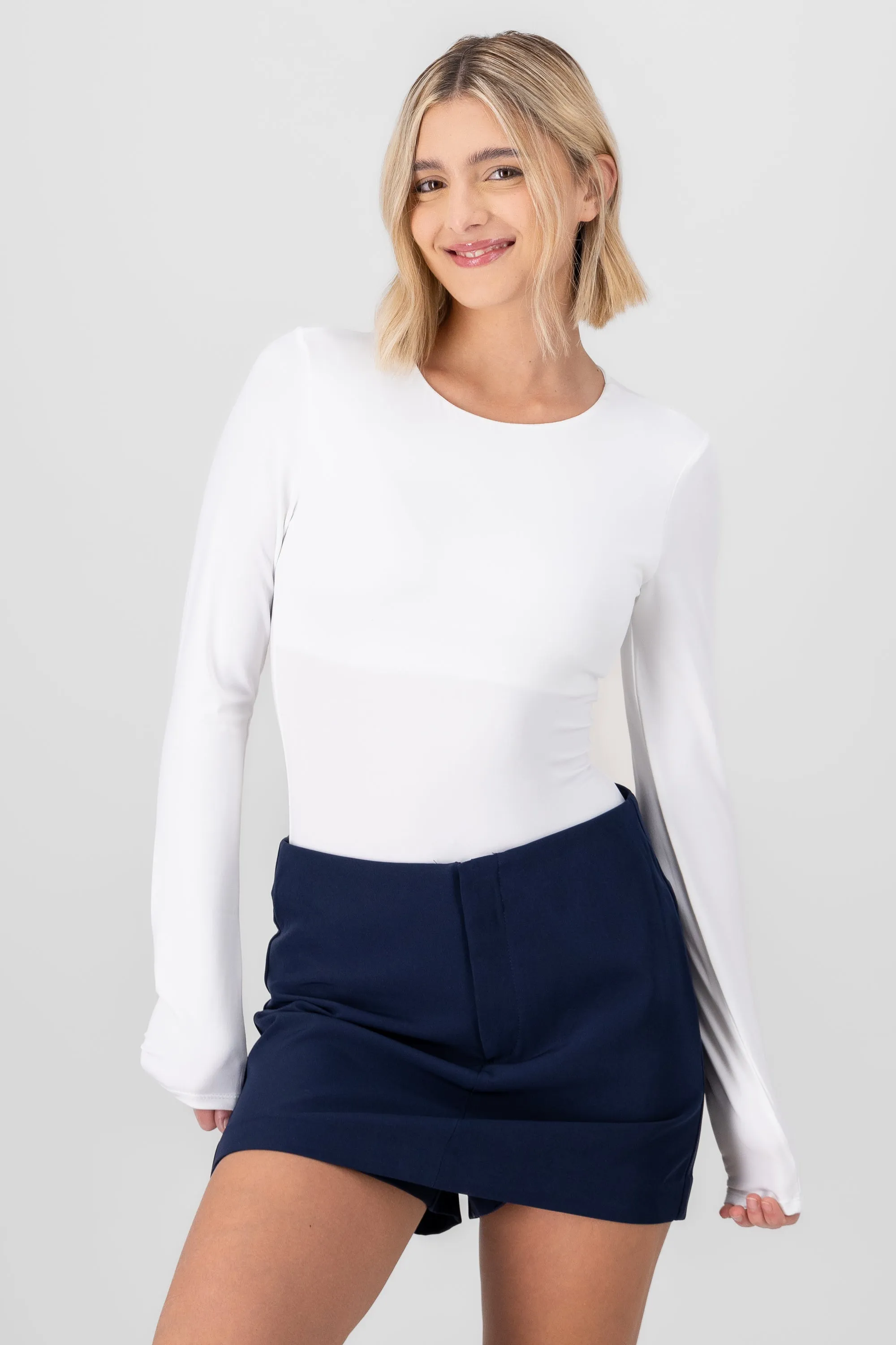 Body manga larga cuello redondo sold by Shasa product image thumbnail 2