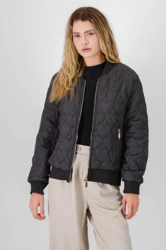 CHAMARRA BOMBER DETALLE CORAZONES sold by Shasa