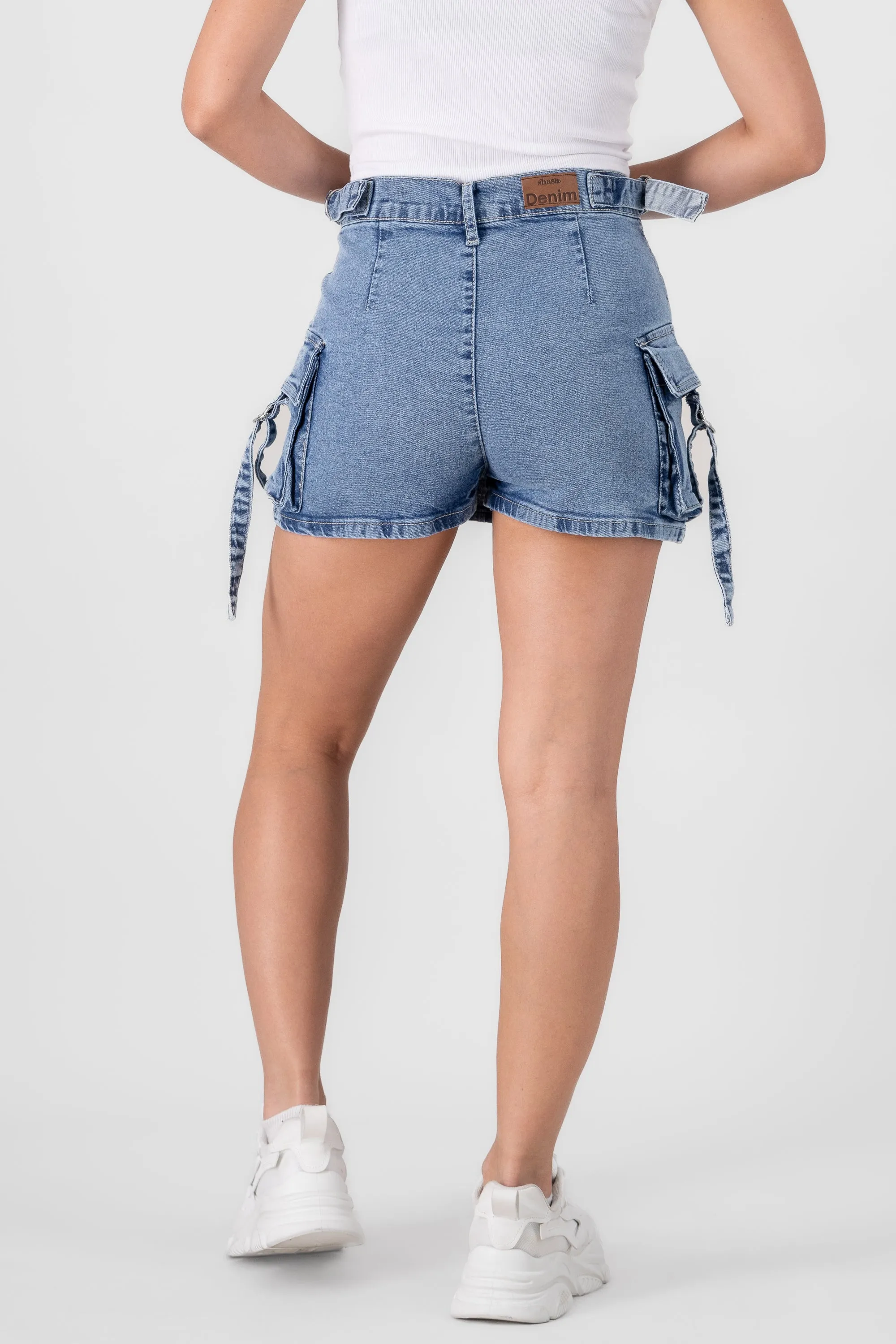 Falda short cargo tiras ajustables sold by Shasa product image thumbnail 4