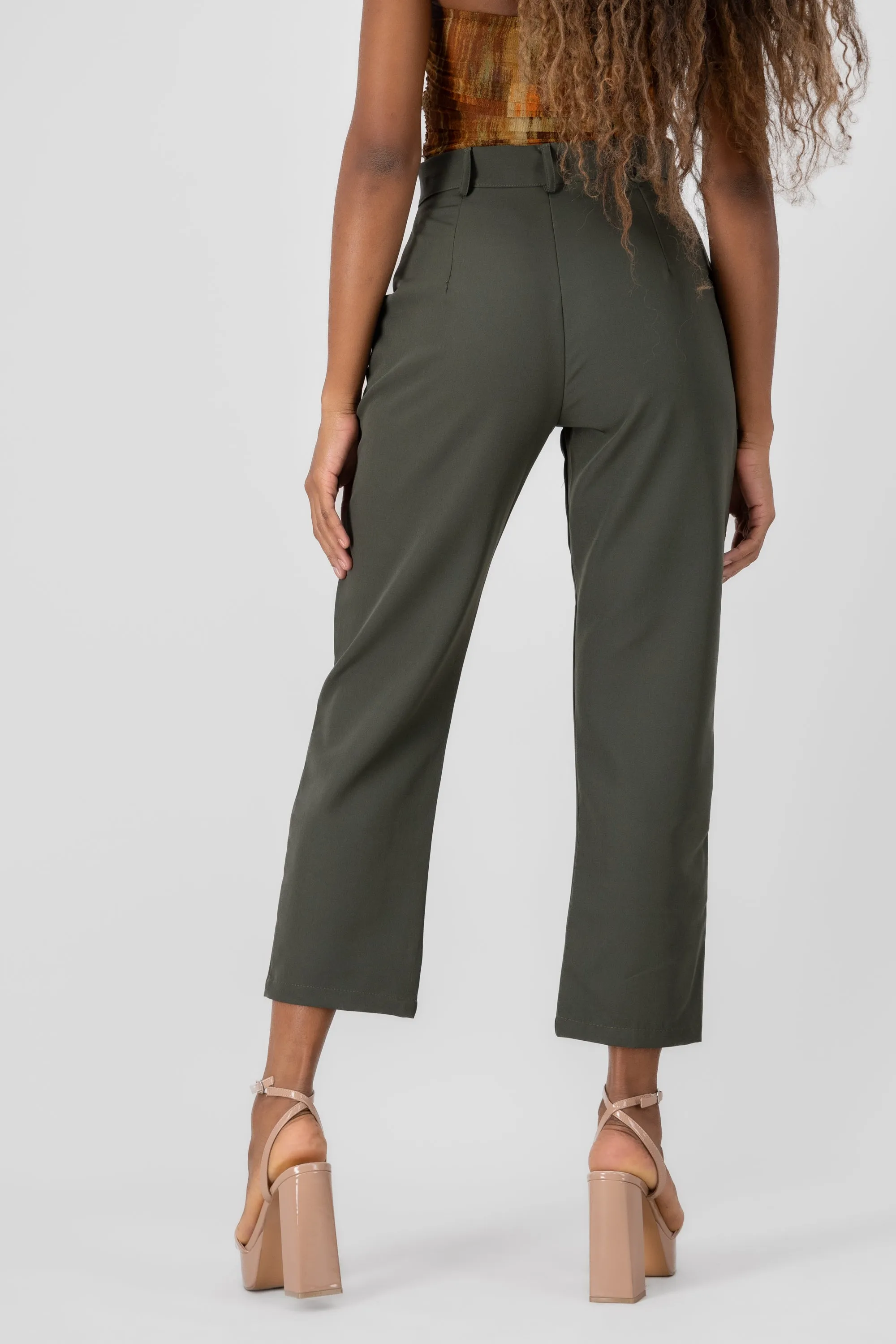 Pantalón Cintura Alta Capri Bolsas sold by Shasa product image thumbnail 4