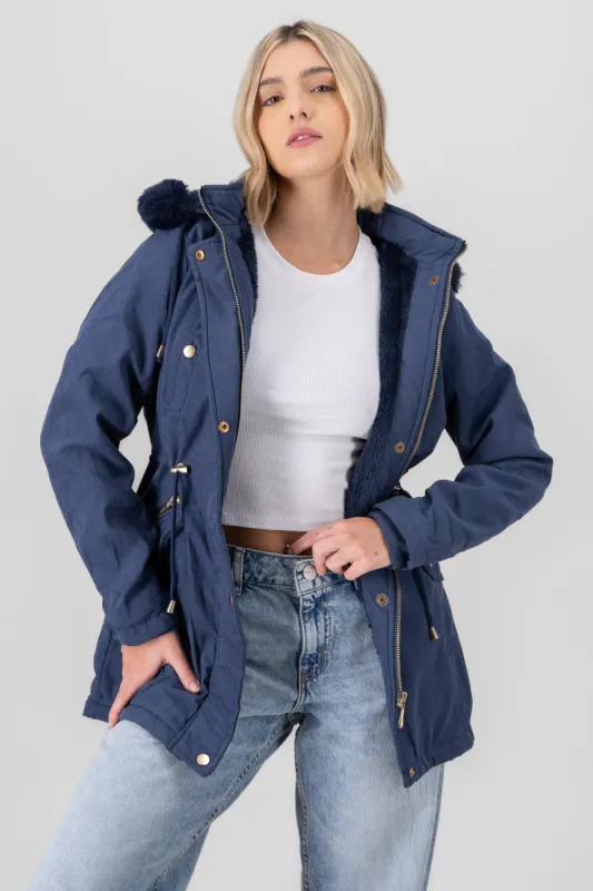 Gabardina bolsas cierre gorro sold by Shasa