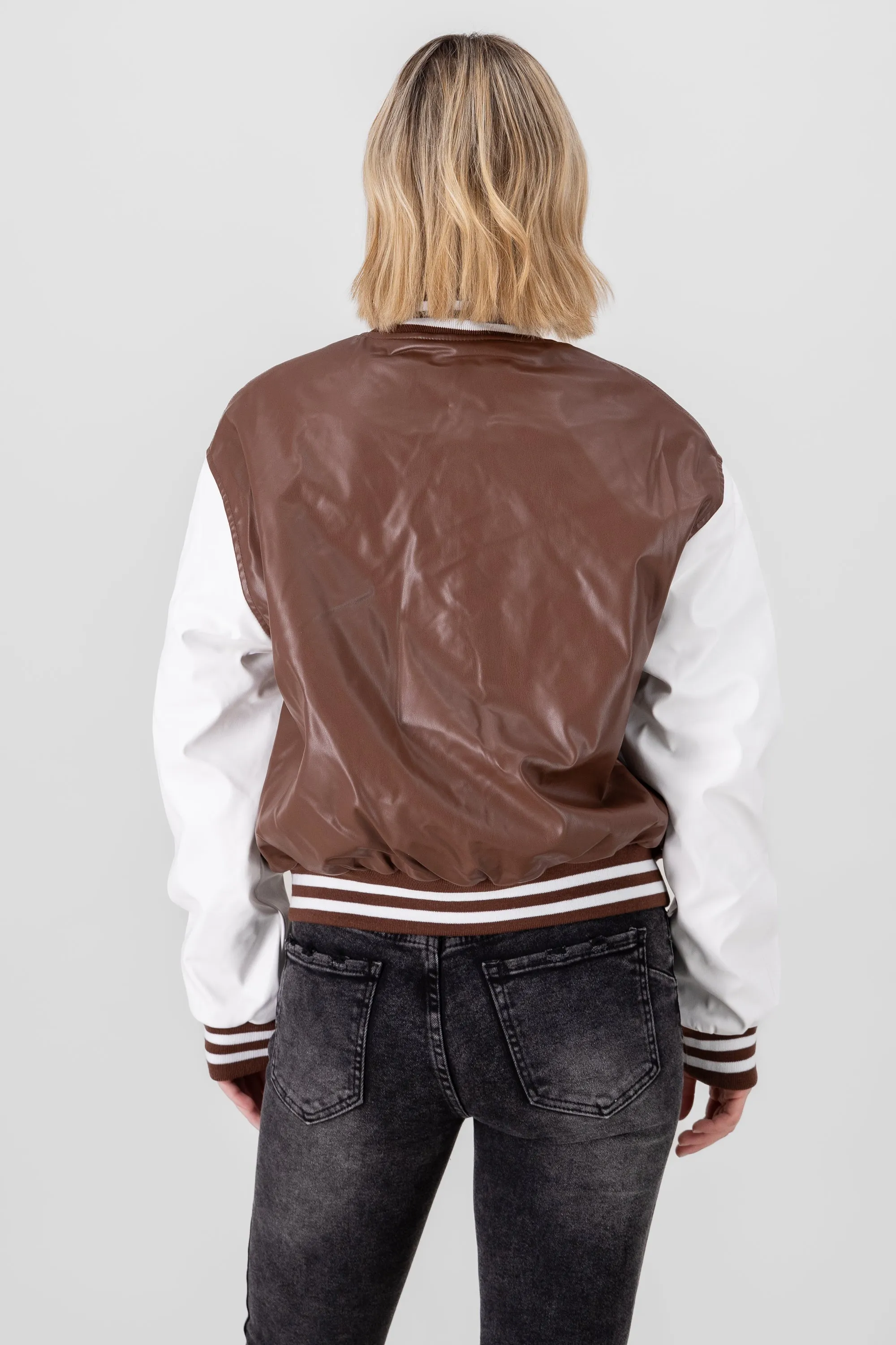 Bomber efecto piel parche sold by Shasa product image thumbnail 4