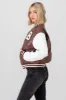 Bomber efecto piel parche sold by Shasa